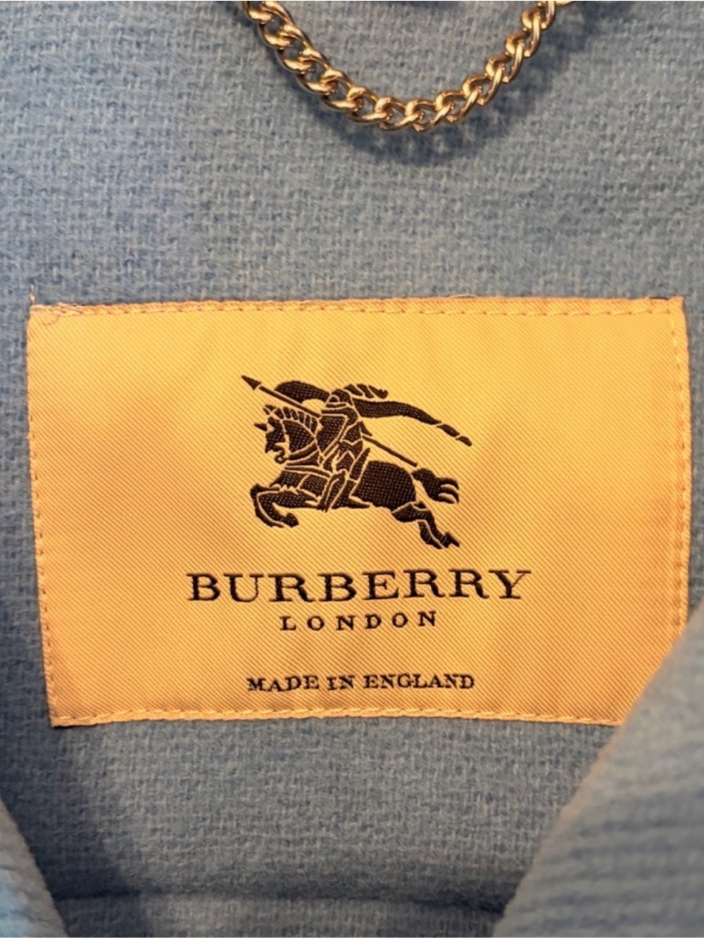 VINTAGE BURBERRY LONDON BLUE Toggle Coat - Women’s 💯 % Wool. Made in England. 10 - Picture 3 of 8